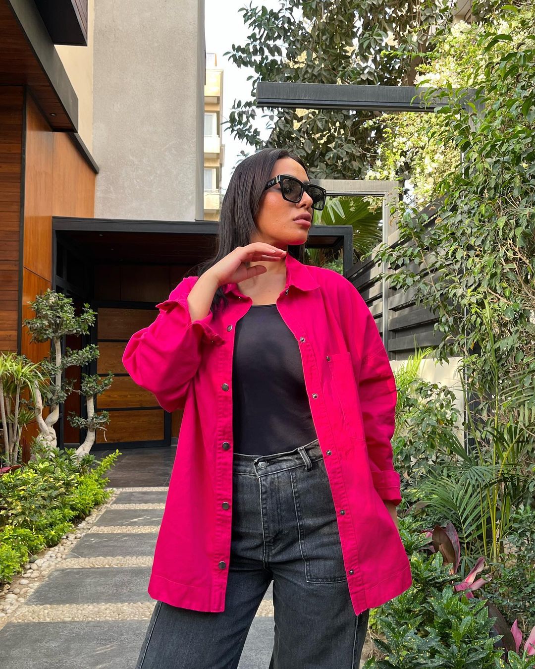 Oversized Pink Shirt