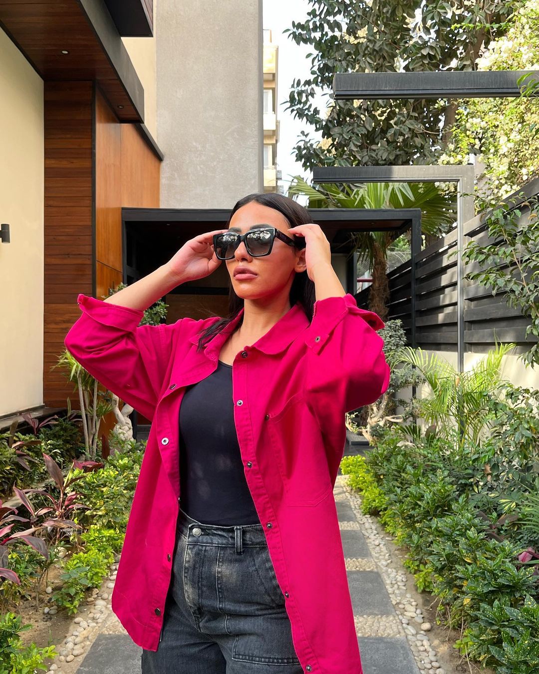 Oversized Pink Shirt