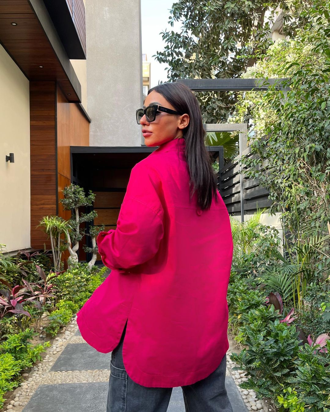 Oversized Pink Shirt