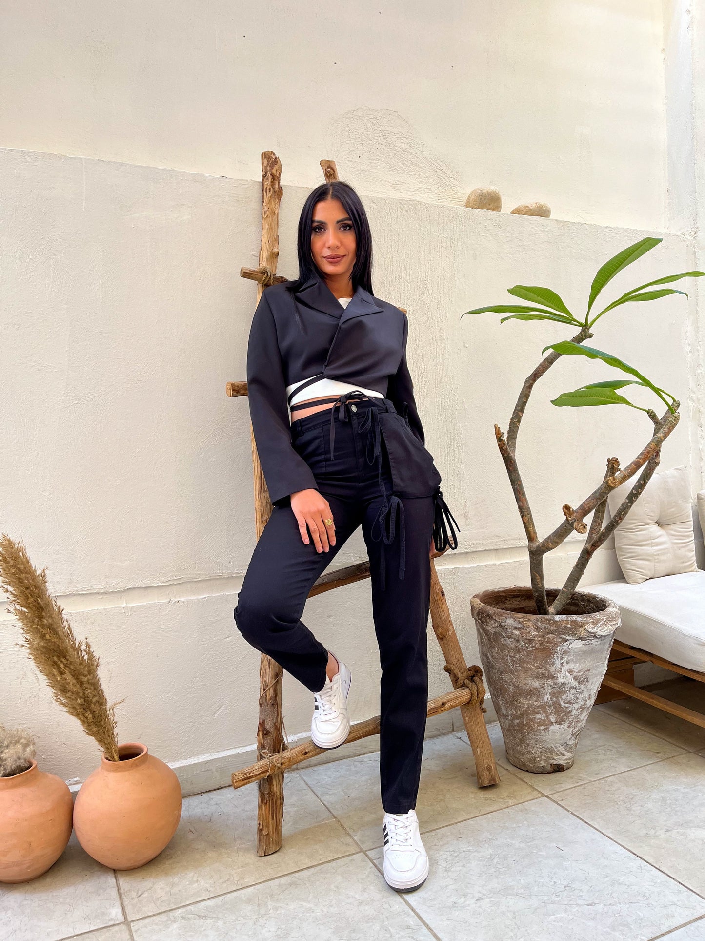 Stella Black Pocket Pants