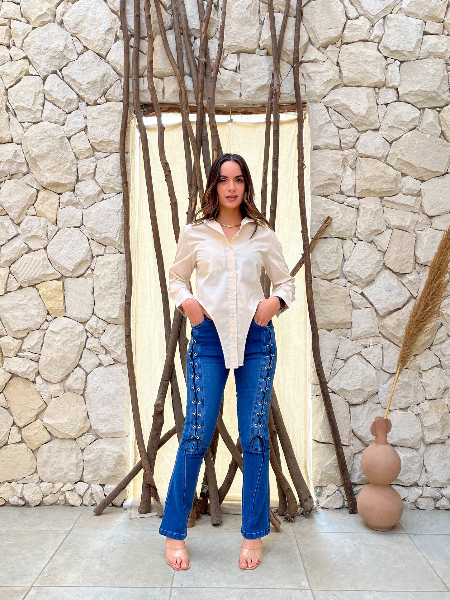 Mia Light Beige Shirt