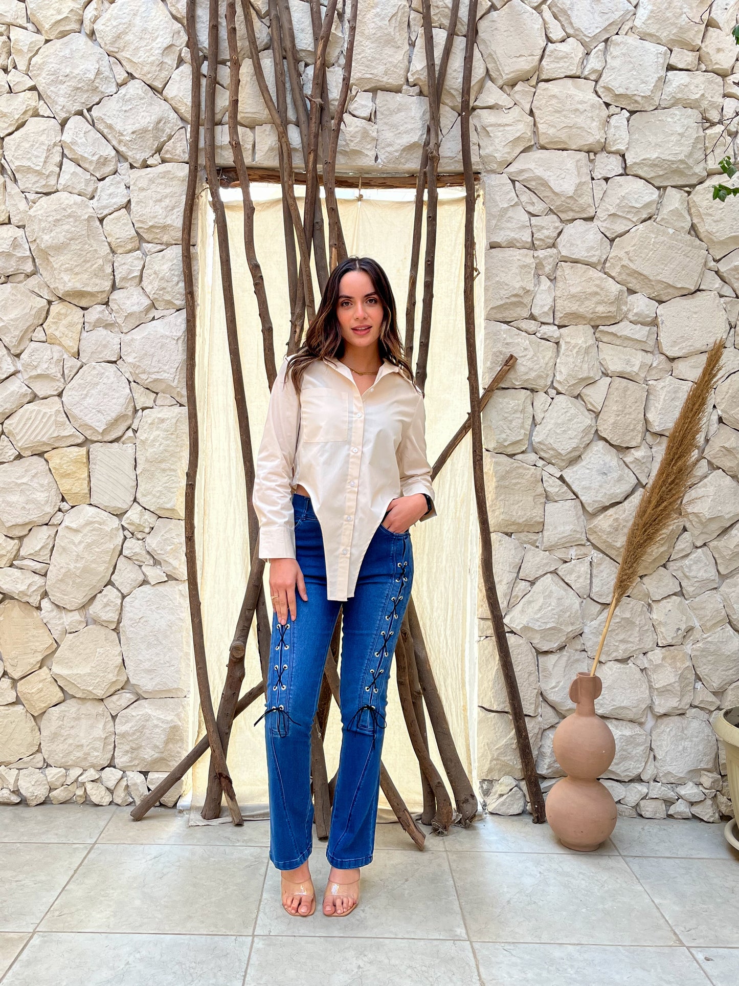 Mia Light Beige Shirt