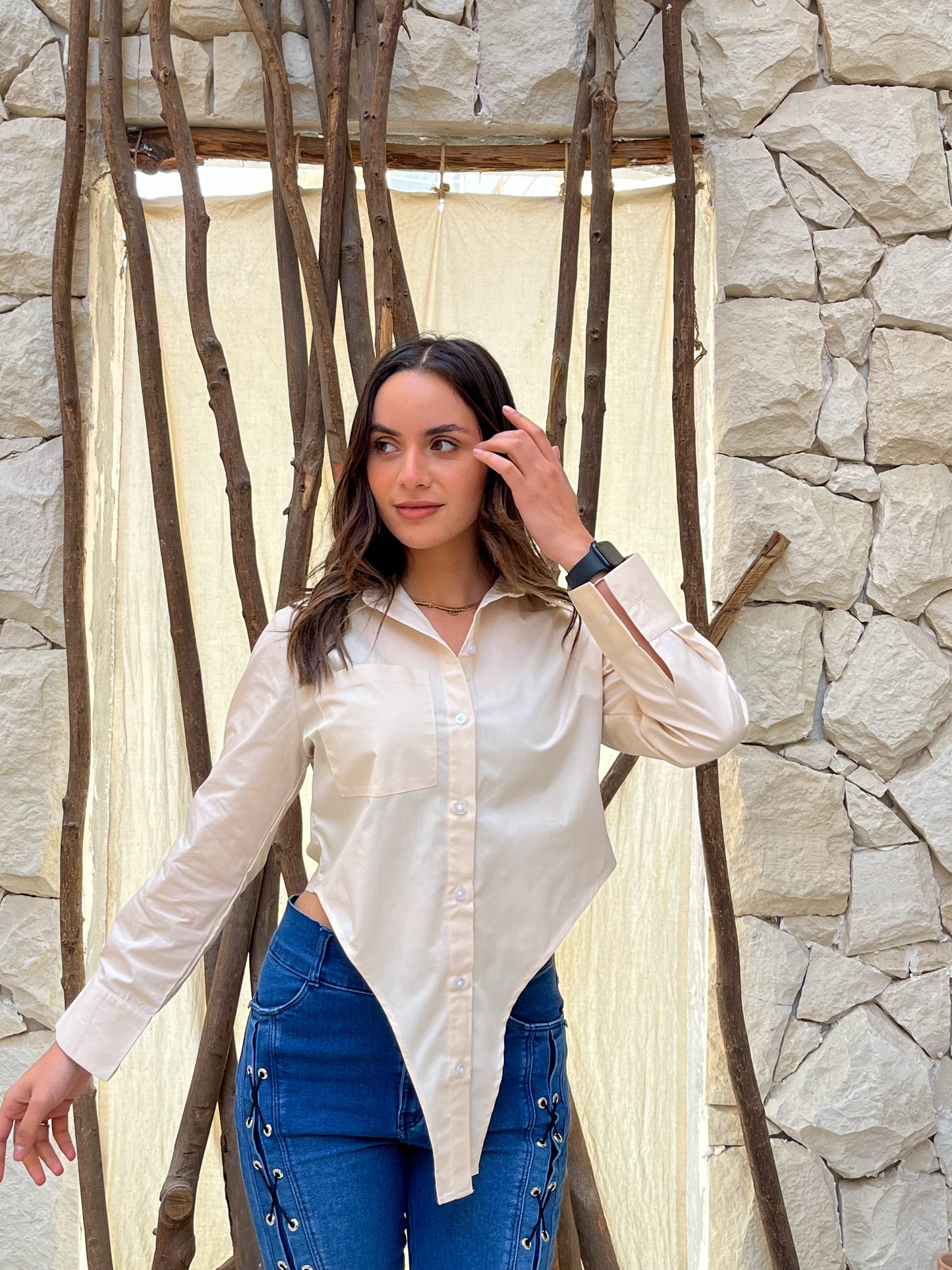 Mia Light Beige Shirt