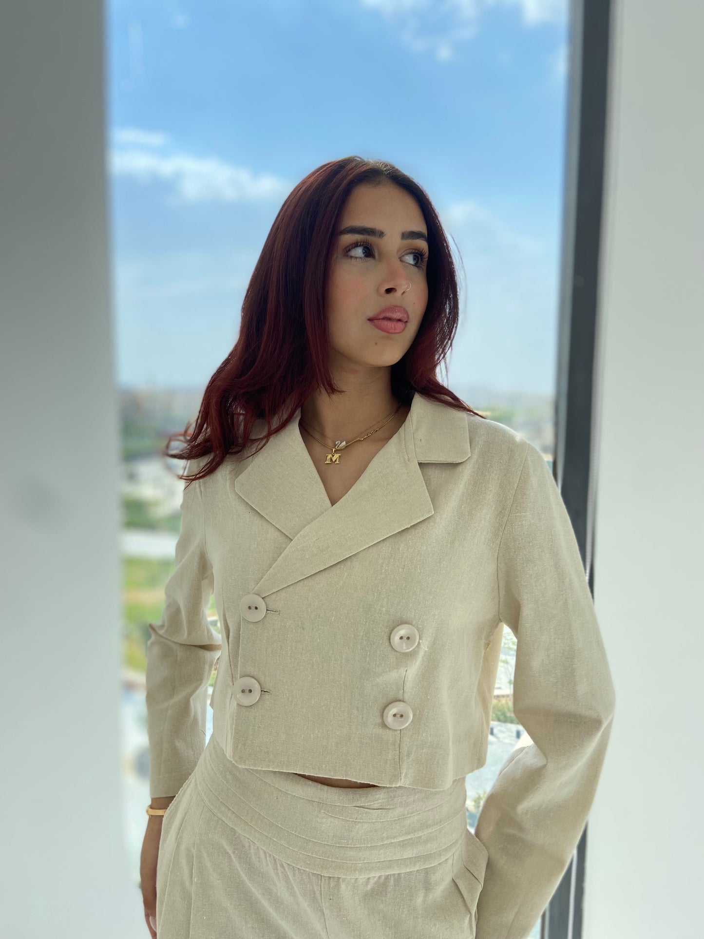 Sama Pure Linen Blazer