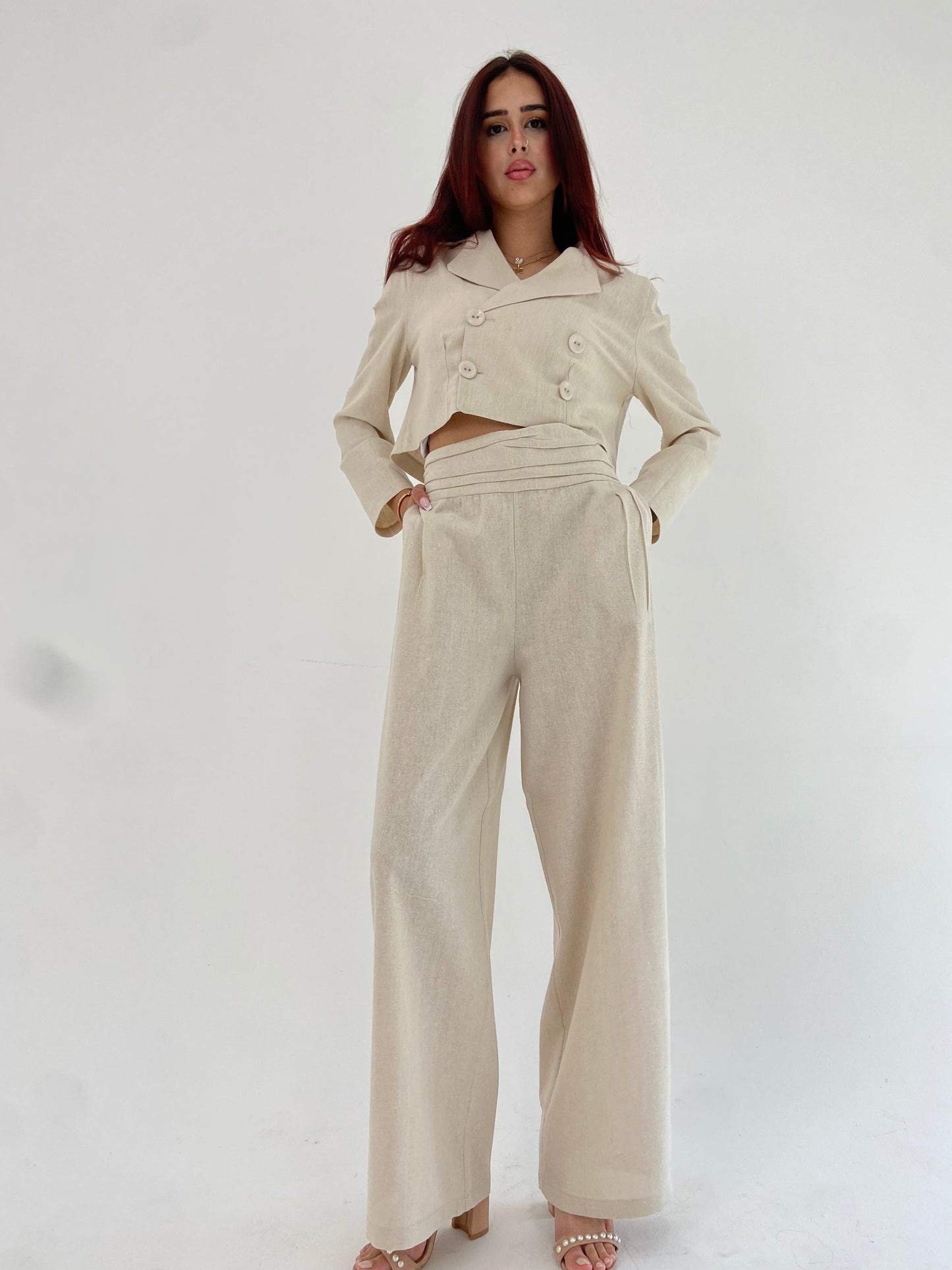 Sama Pure Linen Blazer