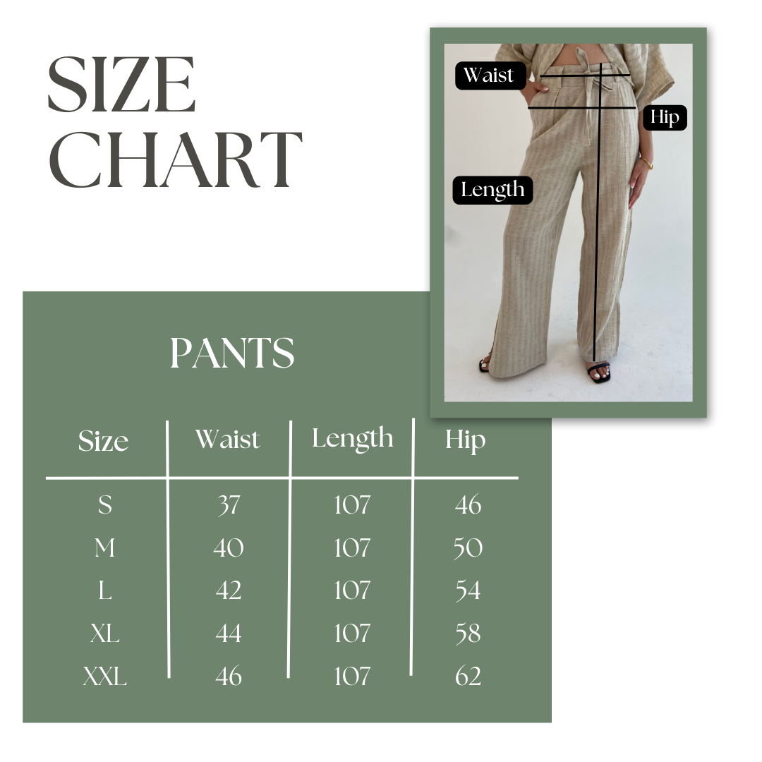 Silvia Pure Linen Pants