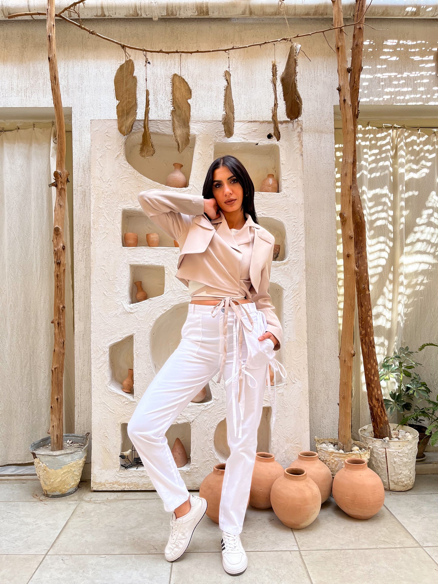 Luna Beige Blazer